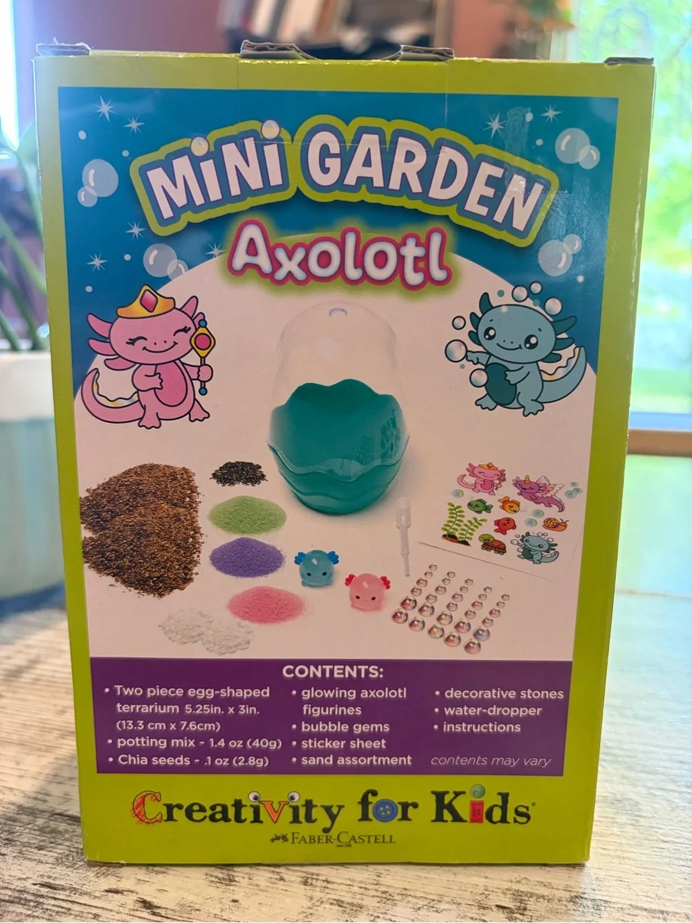 Mini Garden Axolotl Kids Toy - Chia Garden
